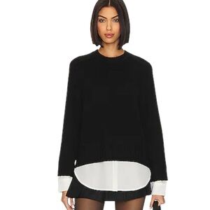 BROCHU WALKER Parson Crew Looker in Black Onyx